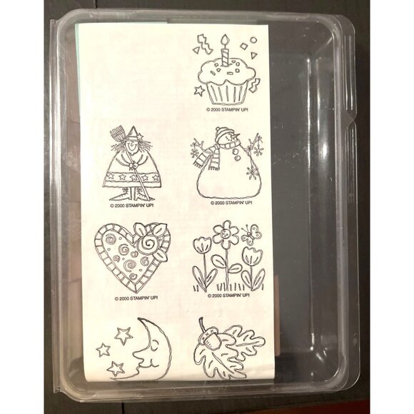 Retired Stampin Up Sell-A-Bration 2000 Holidays - Picture 1 of 3